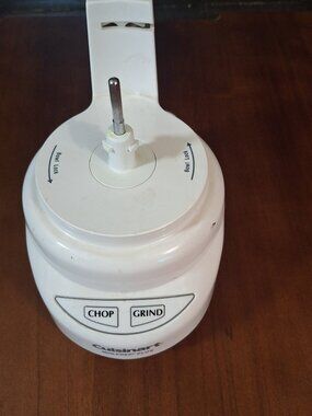 Cuisinart Mini Prep Plus DLC-2 Small Food Processor White TESTED & WORKING! BASE